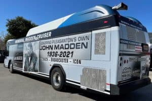 John Maden memorial bus